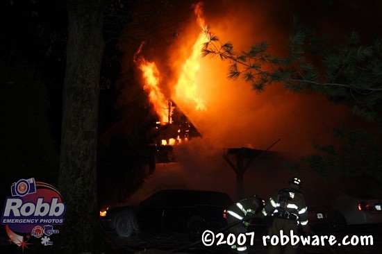 Zebley Road Garage Fire 12/29/2007